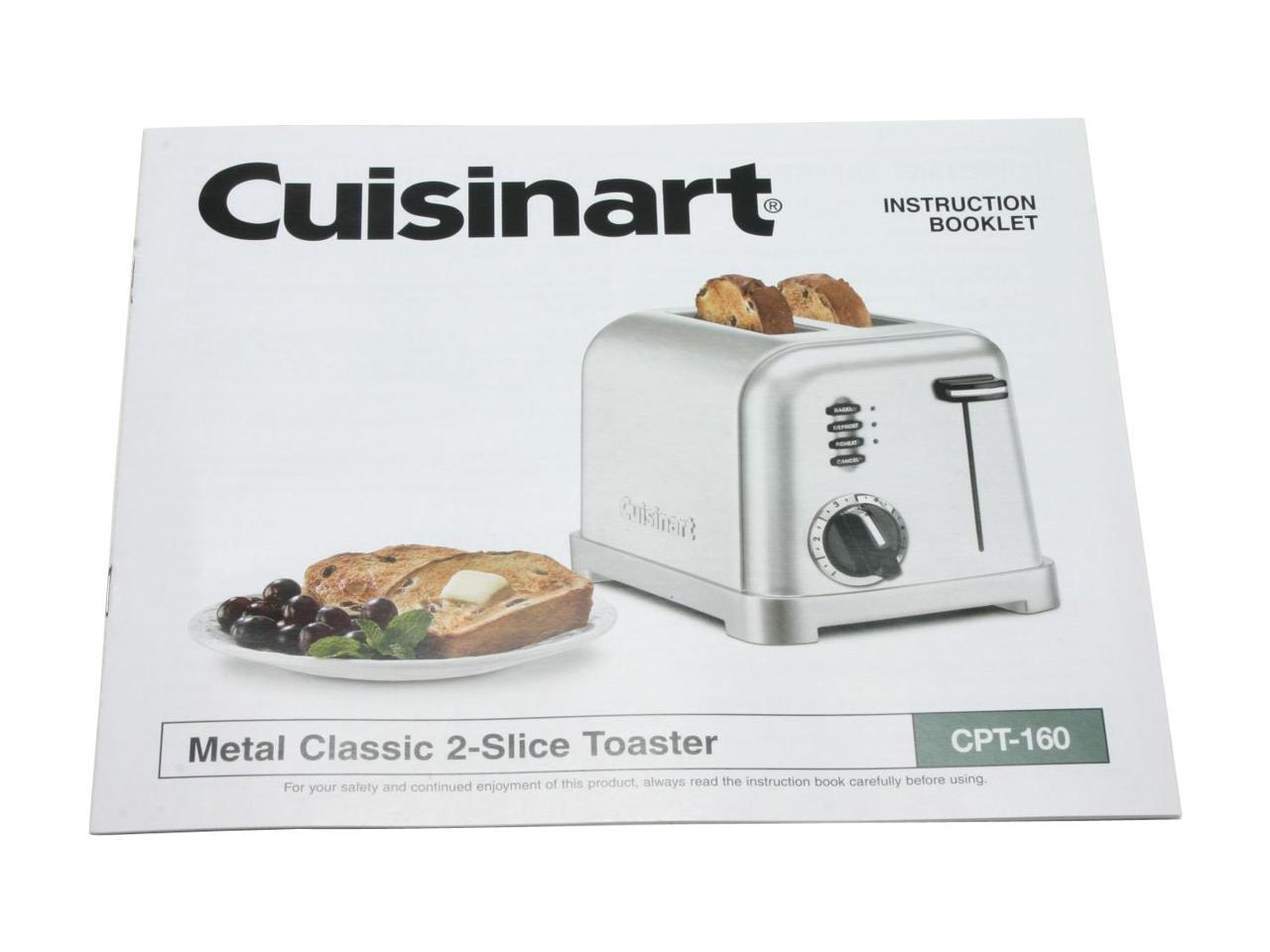 Cuisinart CPT160 2Slice Metal Classic Toaster