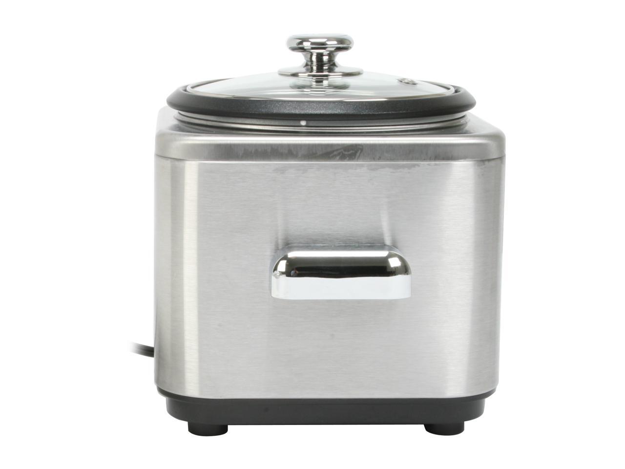 Cuisinart 4Cup Stainless Steel Rice Cooker CRC400