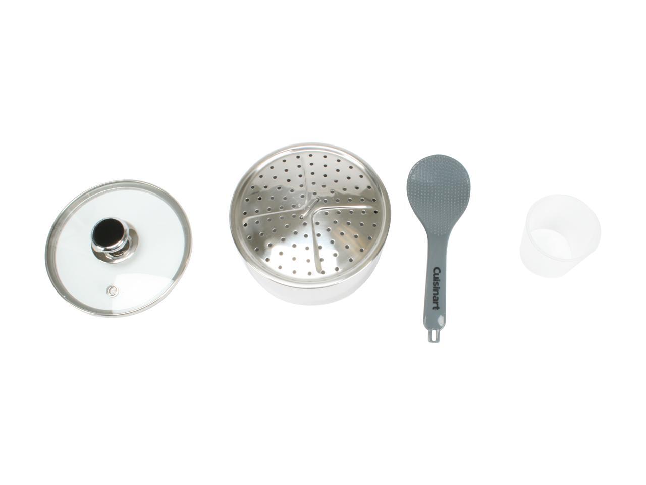 Cuisinart 4Cup Stainless Steel Rice Cooker CRC400