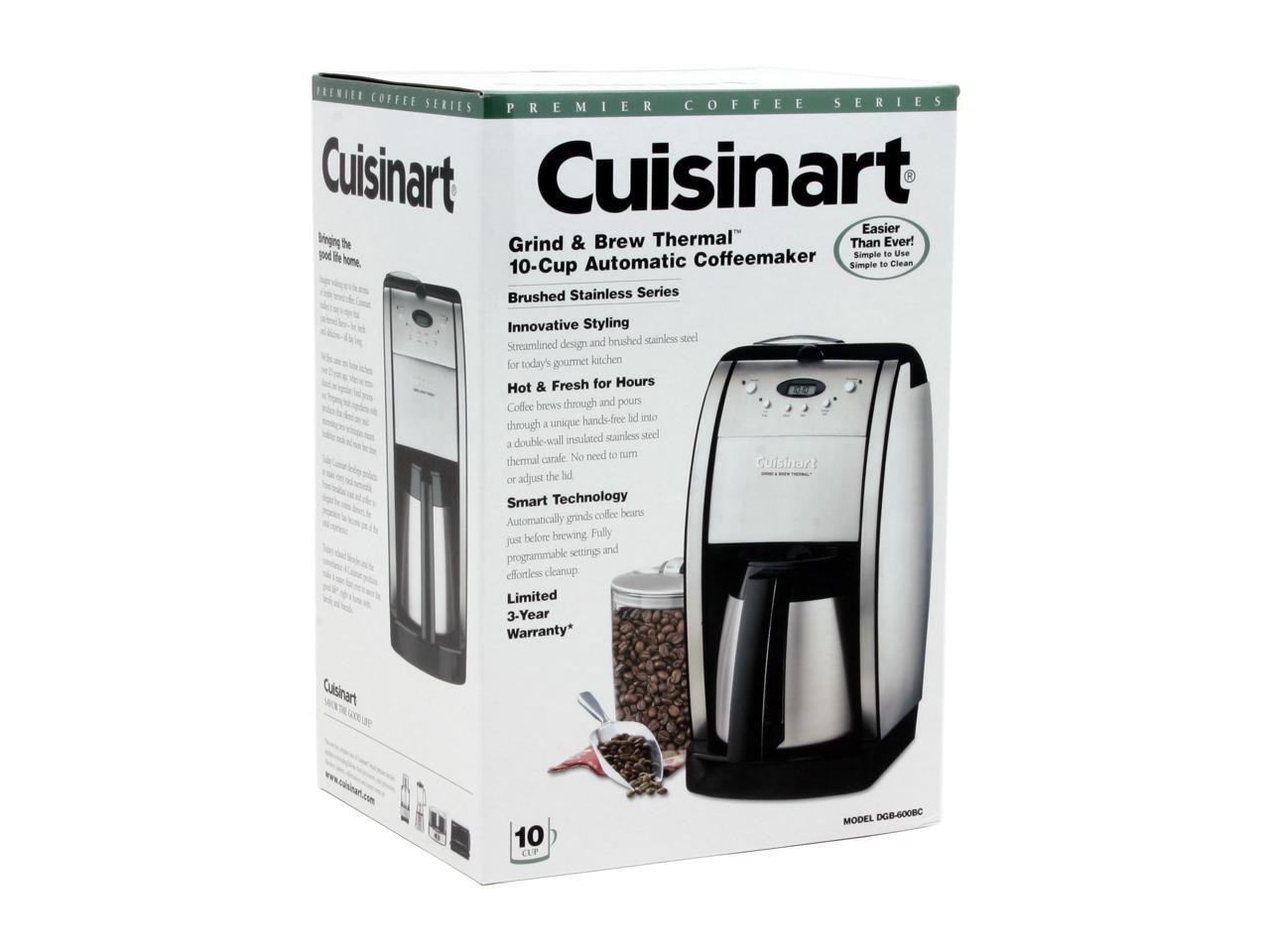 Cuisinart DGB600BC Stainless steel Grind & Brew Thermal 10Cup