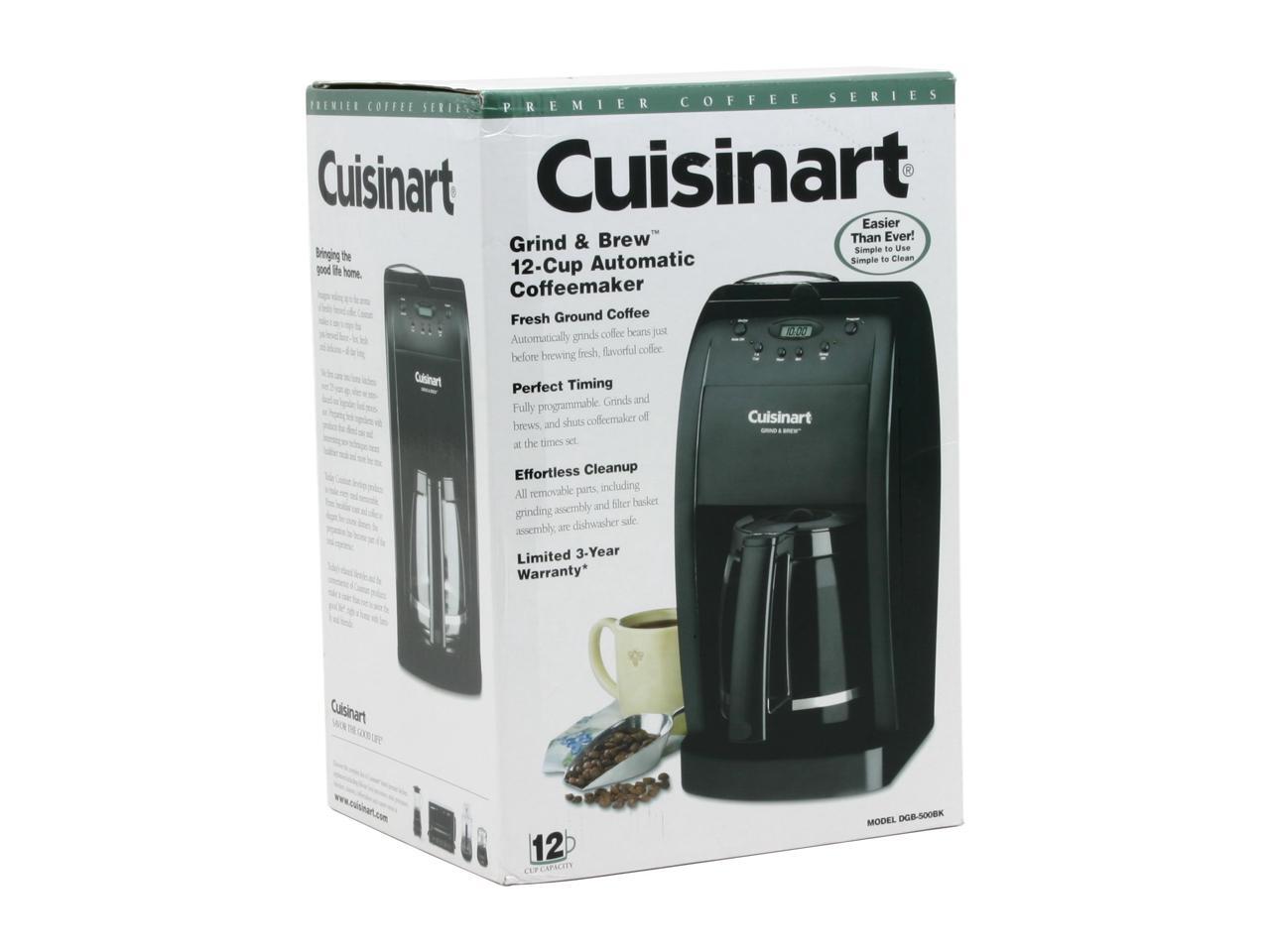 Cuisinart DGB-500BK Black Grind \u0026 Brew 