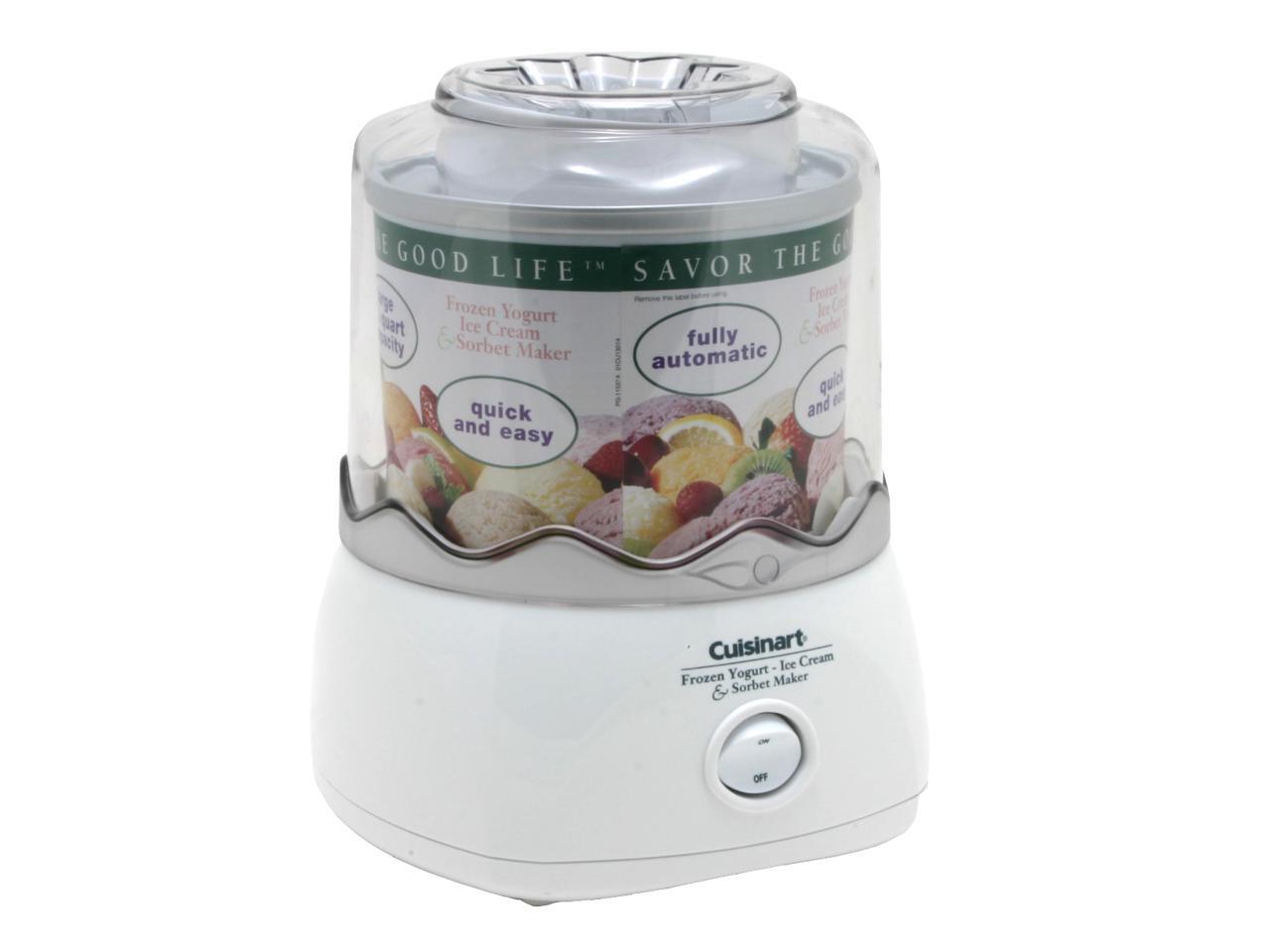 Cuisinart ICE20 Automatic Frozen YogurtIce Cream & Sorbet Maker