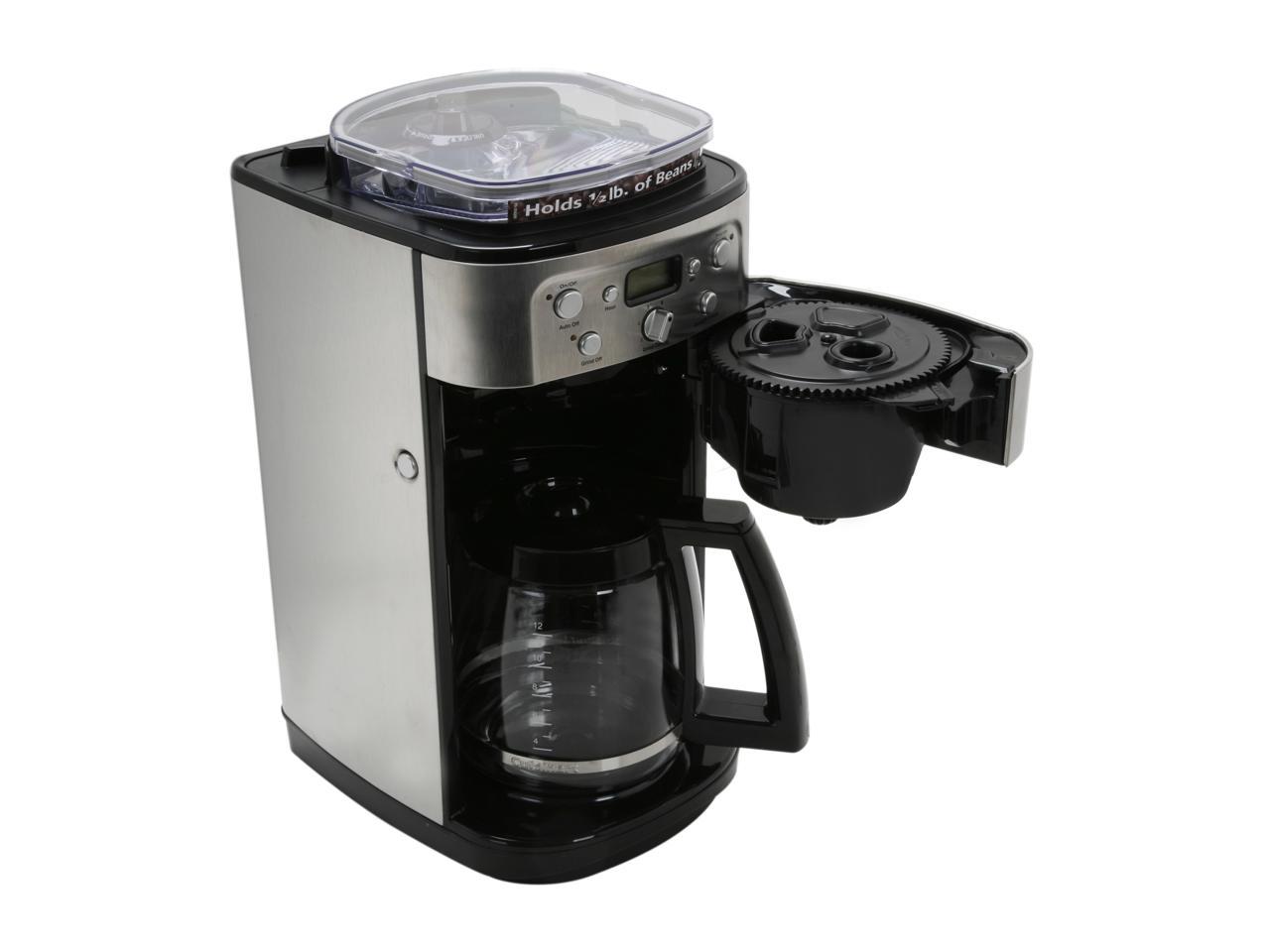 Cuisinart DGB-700BC Chrome Grind & Brew 12-Cup Automatic Coffeemaker ...