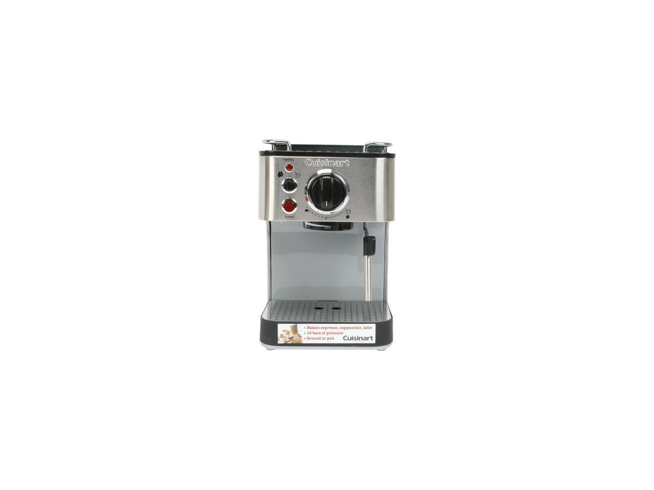Cuisinart EM100 1000Watt 15Bar Espresso Maker, Stainless Steel