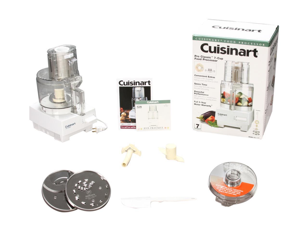 Cuisinart DLC10S White 7Cup Pro Classic Food Processor