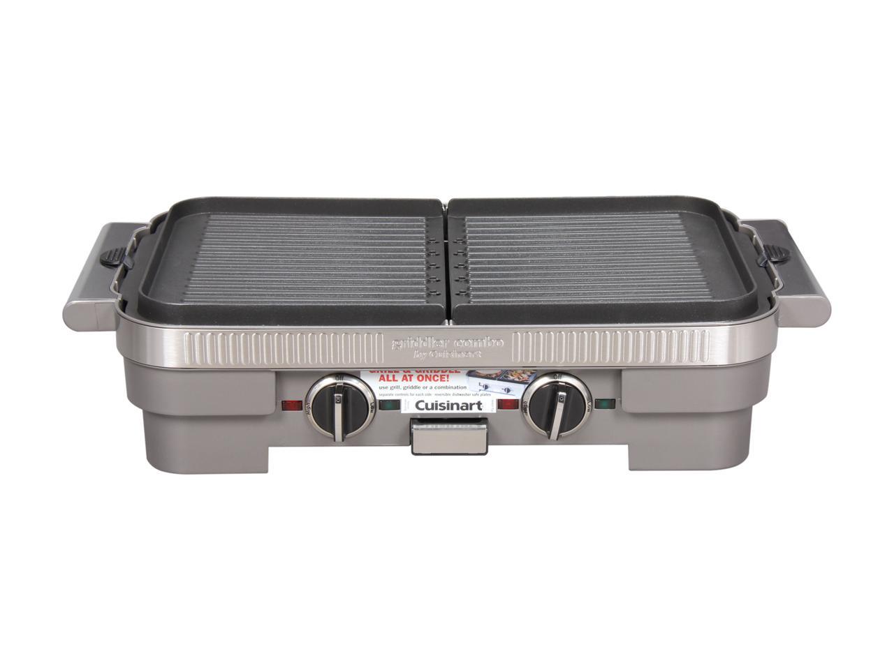 Cuisinart GR55 Stainless Steel Griddler Combo