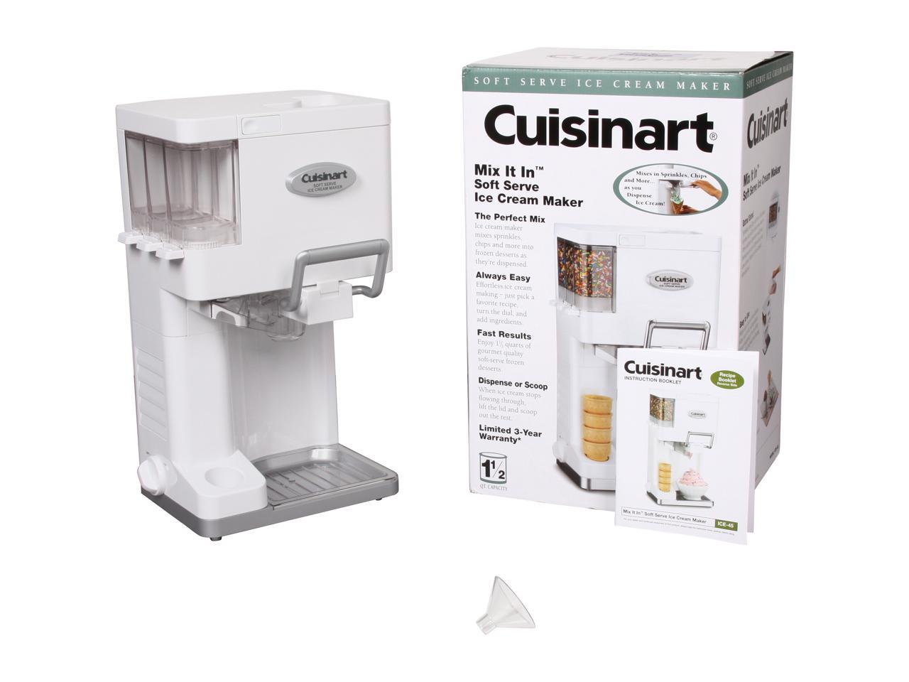 Cuisinart Ice Mix It In Soft Serve Ice Cream Maker Newegg Ca