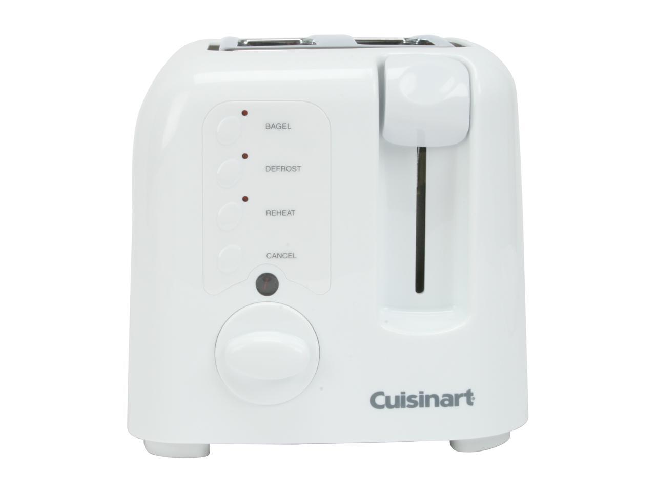 Cuisinart CPT120 White Compact 2Slice Toaster
