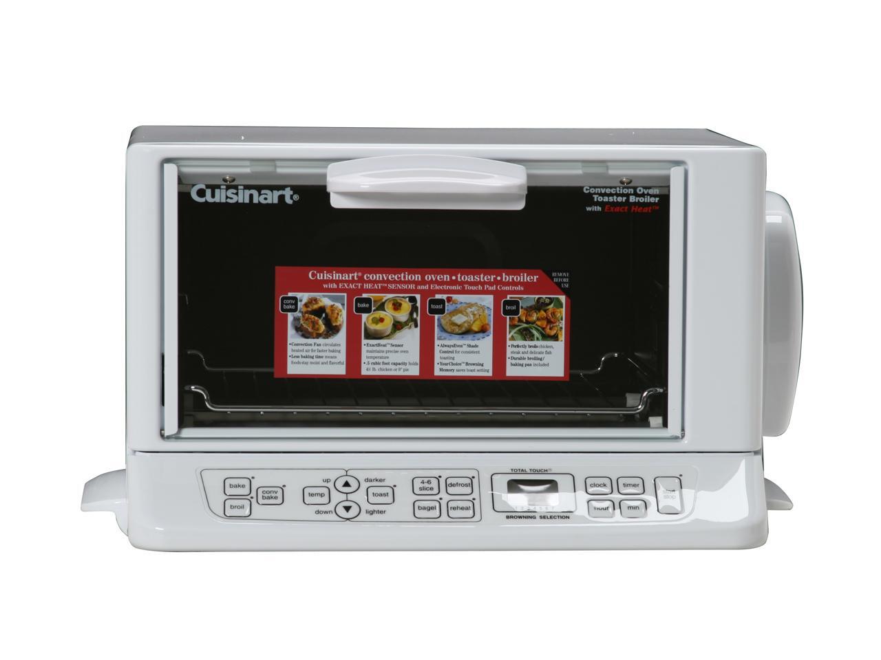 Cuisinart TOB165 White Convection Toaster Oven Broiler with Exact Heat