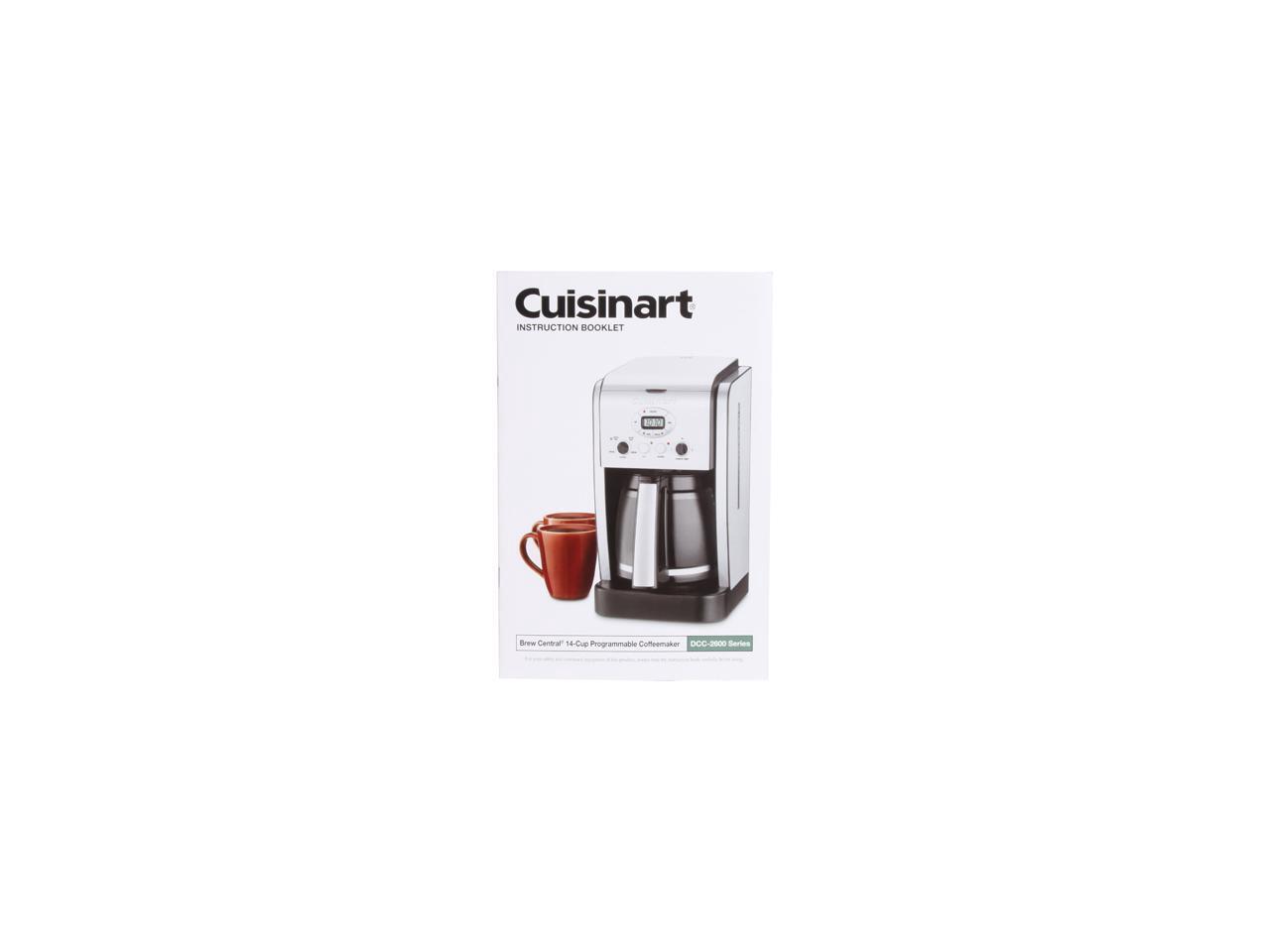 Cuisinart DCC2600 Chrome Brew Central Programmable Coffeemaker