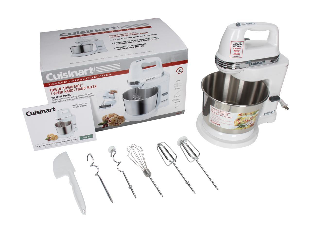 Cuisinart HSM70 Power Advantage Hand/Stand Mixer White