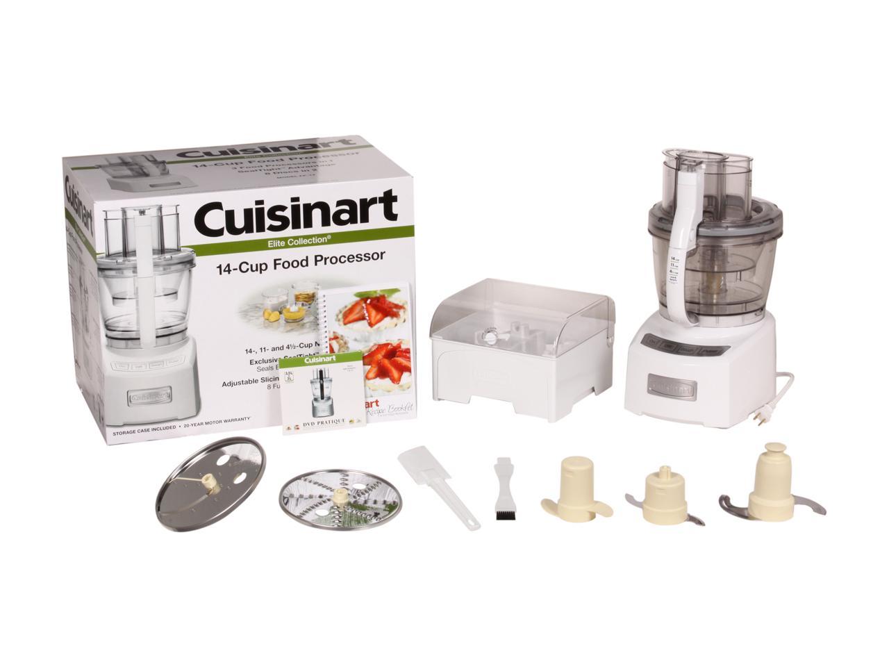 Cuisinart FP14 White Elite Collection 14Cup Food Processor Newegg.ca