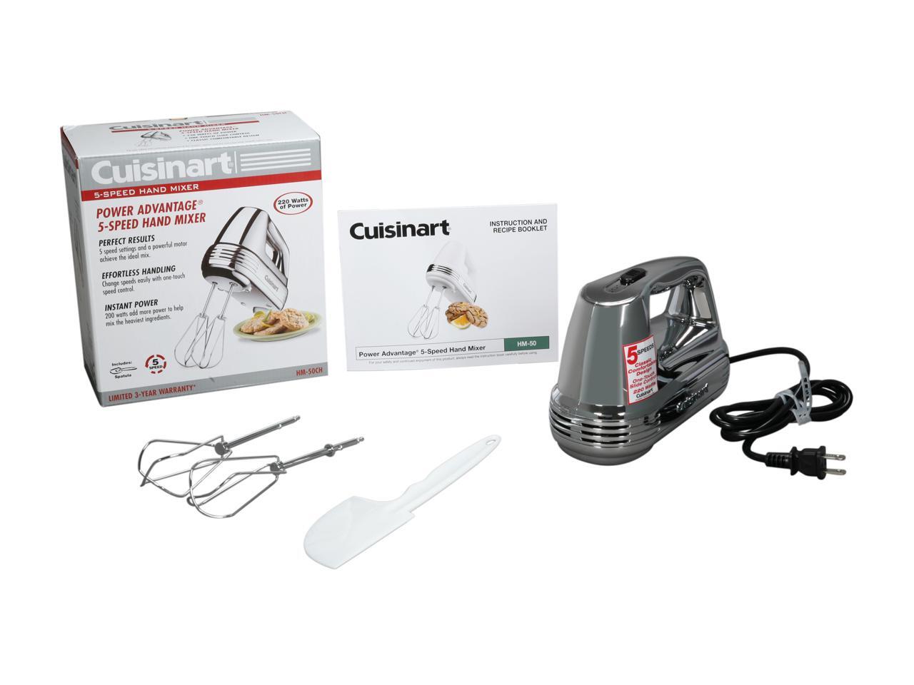 Cuisinart HM50CH Power Advantage 5Speed Hand Mixer White