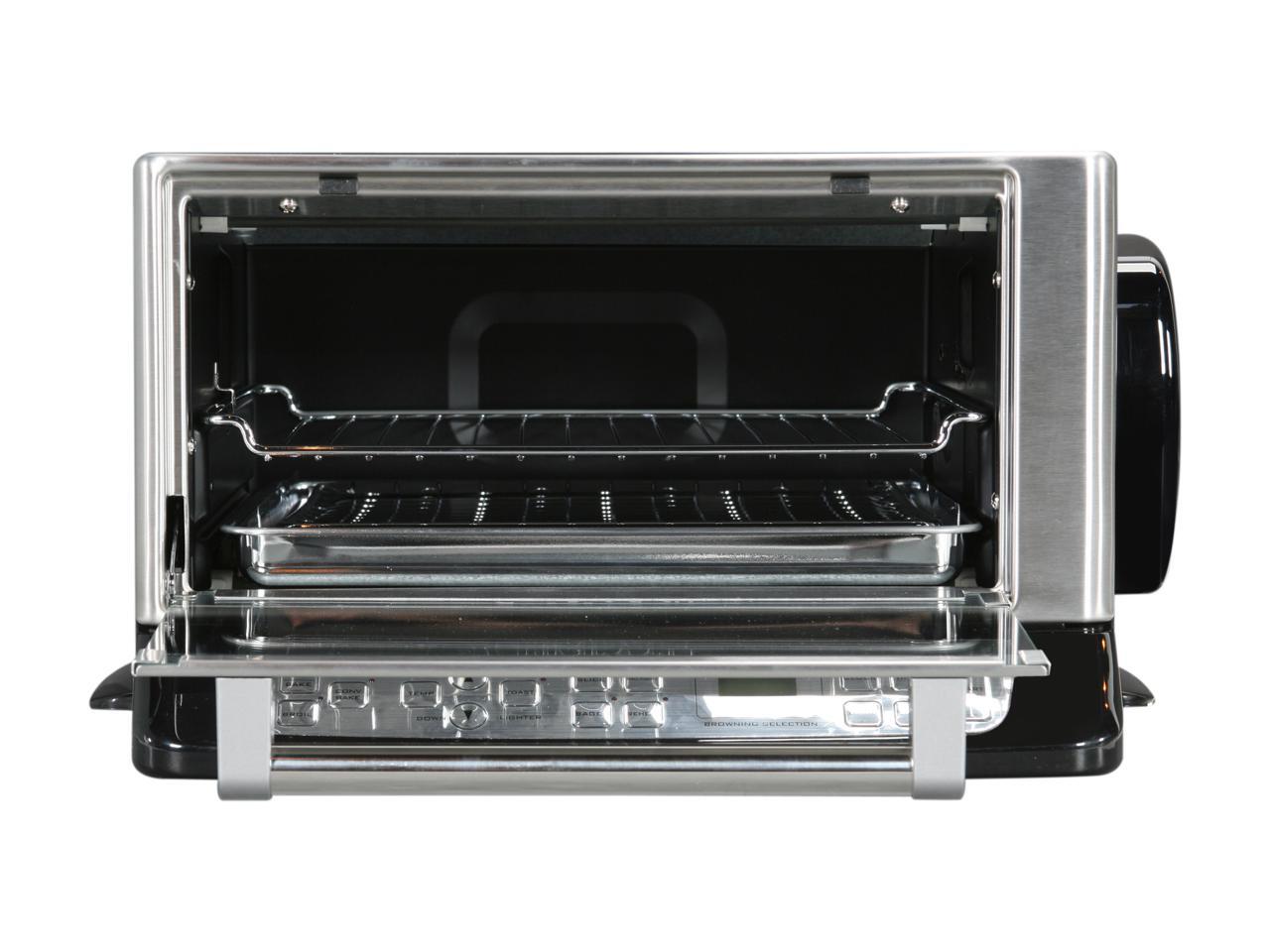 Refurbished Cuisinart CTO390PCFR Black Convection/Broiler Toaster