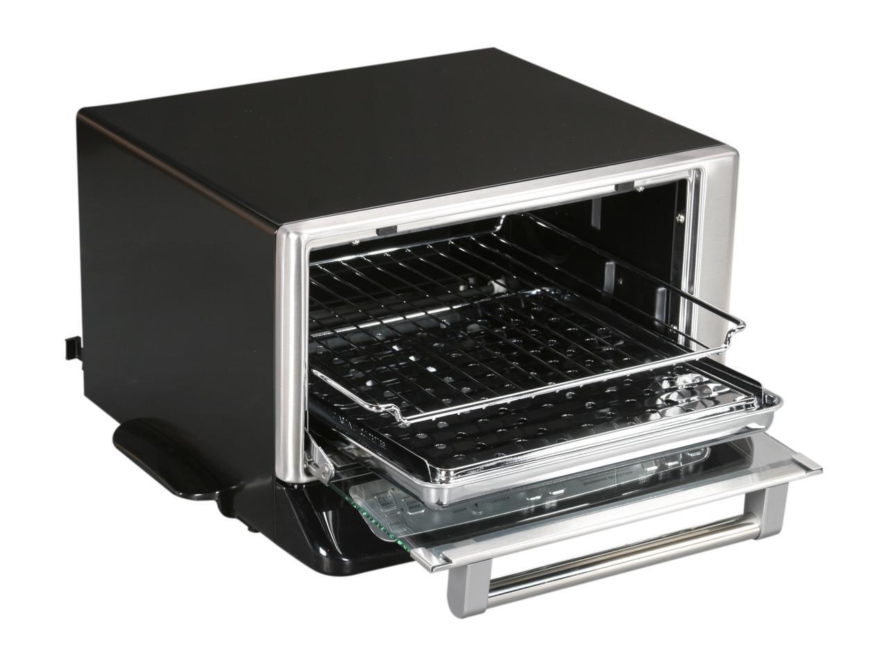 Refurbished Cuisinart CTO390PCFR Black Convection/Broiler Toaster