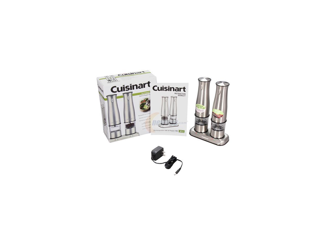 Cuisinart SP2 Stainless Steel Stainless Steel Rechargeable Salt and