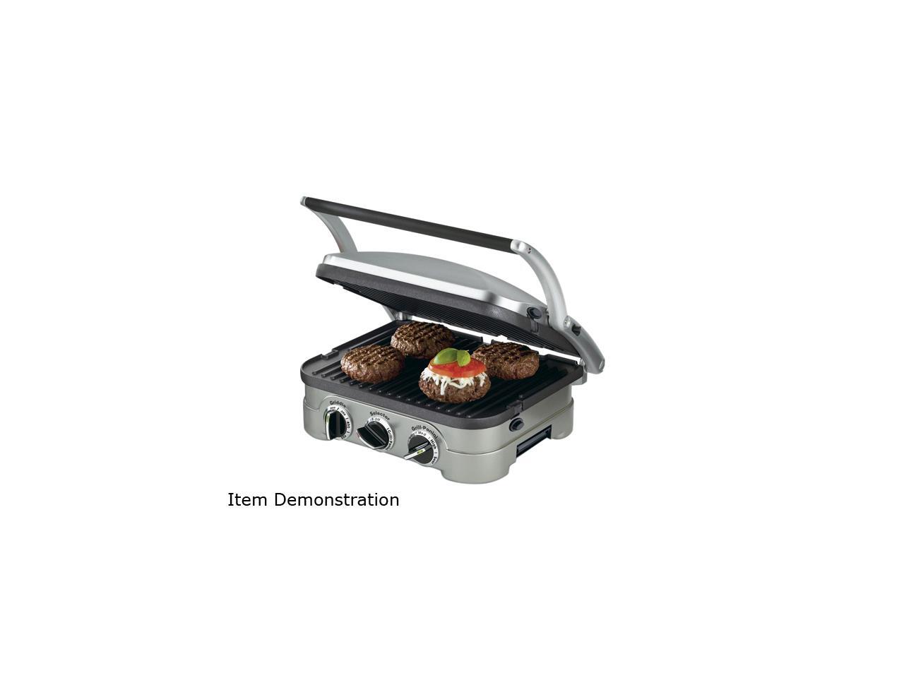 Cuisinart GR11 Stainless Steel Griddler Grill & Panini Press