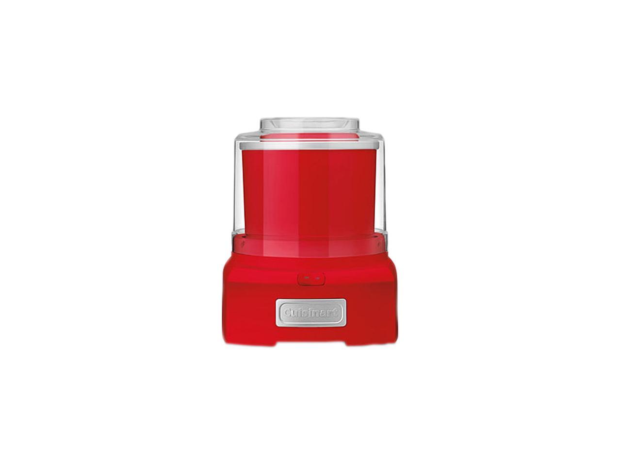 Cuisinart ICE21RSLT Automatic Frozen Yogurt Ice Cream Maker Red