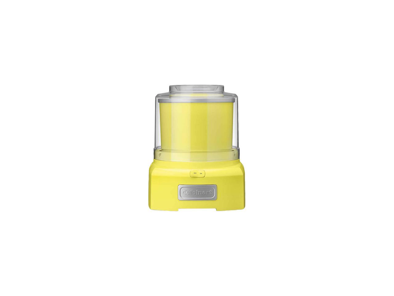 cuisinart ice cream maker yellow