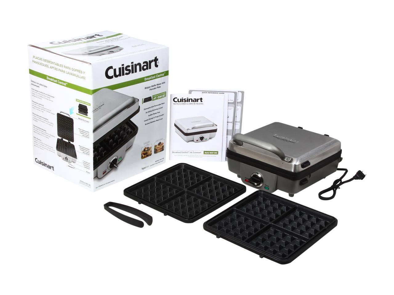 Cuisinart WAF300 Stainless Steel Square Belgian Waffle Maker