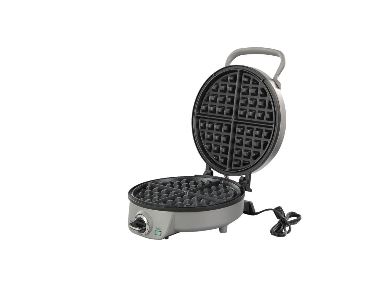 Cuisinart WAF200 Brushed Stainless Steel Round Belgian Waffle Maker
