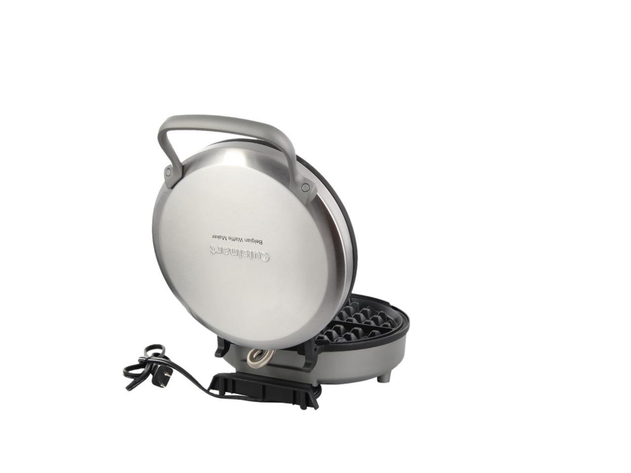 Cuisinart WAF200 Brushed Stainless Steel Round Belgian Waffle Maker