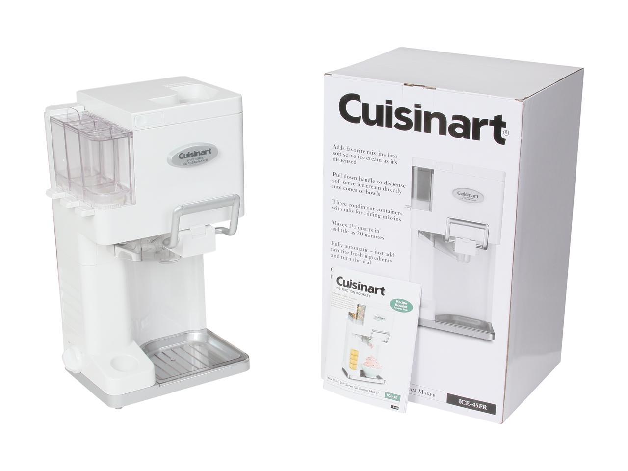 Refurbished Cuisinart ICE45 Mix It In Soft Serve Ice Cream Maker