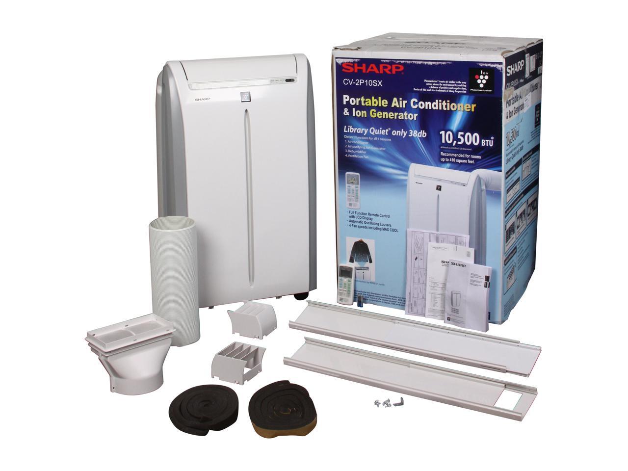 SHARP CV2P10SX 10,500 Cooling Capacity (BTU) Portable Air Conditioner