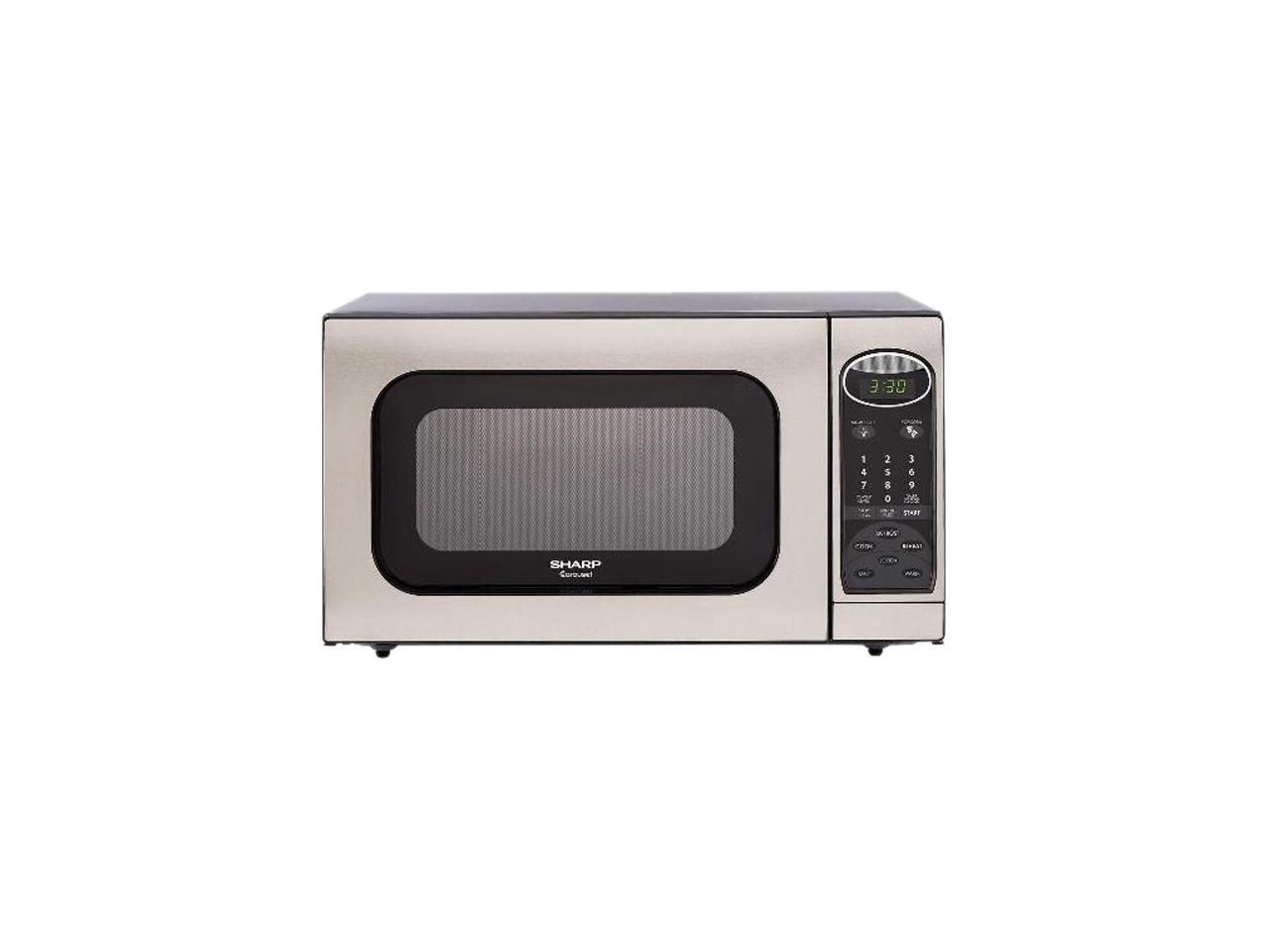 Sharp Carousel 1.4 cu. ft. Countertop Microwave in Stainless R405KST