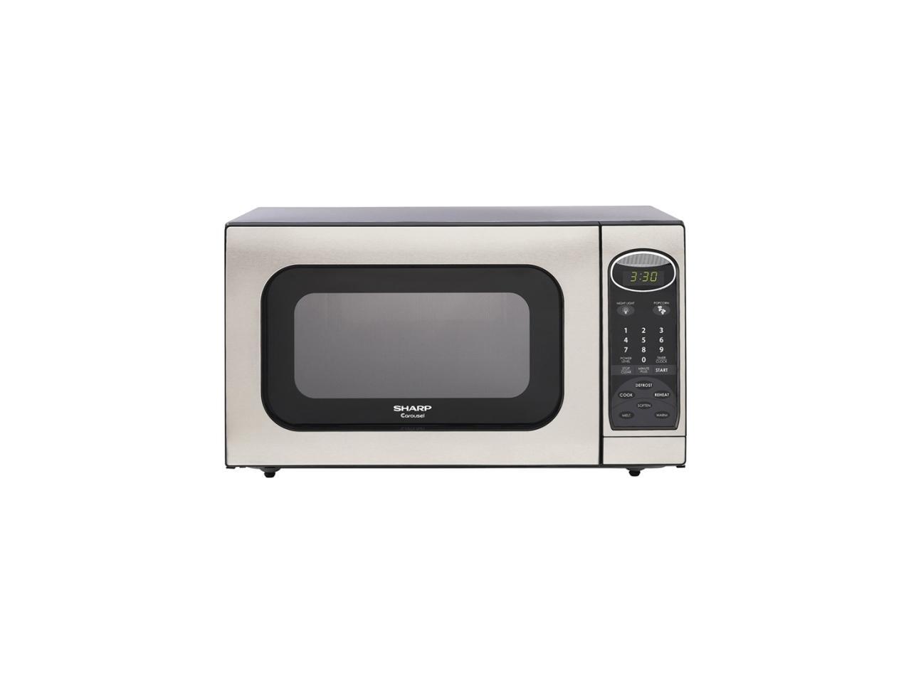 Sharp Carousel 1.4 cu. ft. Countertop Microwave in Stainless R405KST
