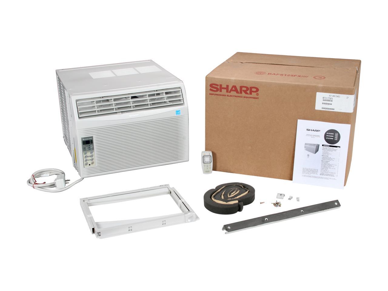 Refurbished SHARP AFS125RX 12,000 Cooling Capacity (BTU) Window Air Conditioner
