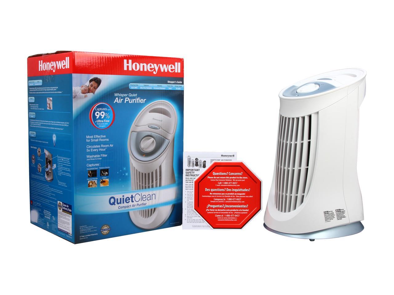 Honeywell HFD-010 QuietClean Compact Tower Air Purifier with Permanent