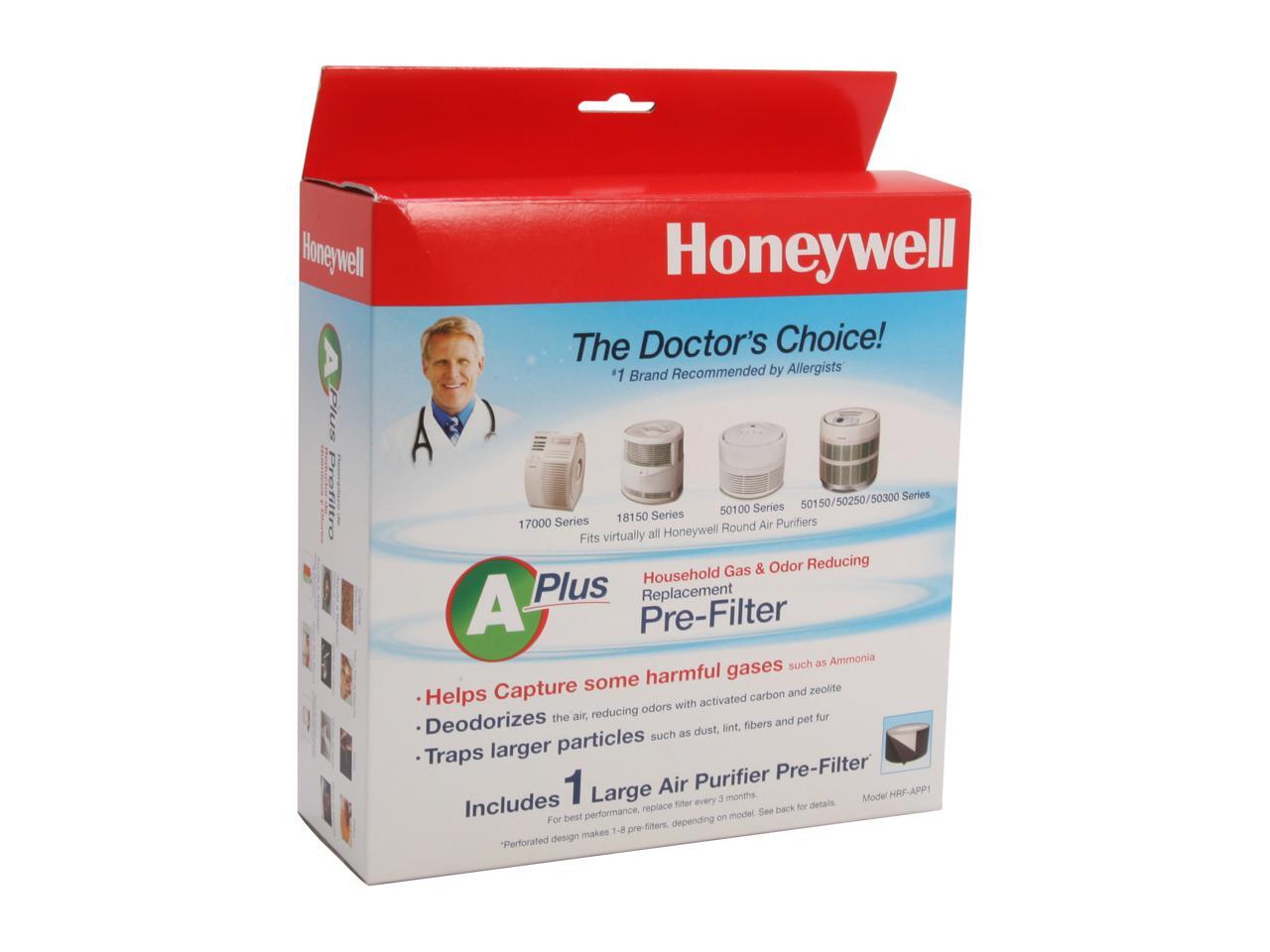 Honeywell HRFAPP1 Household Odor & Gas Reducing Universal Prefilter