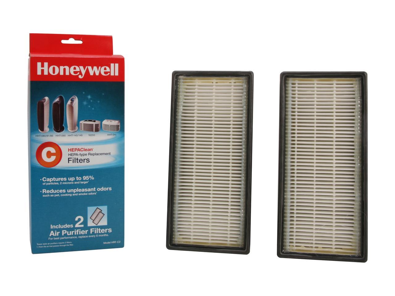 2 Pack Replacement For HRF-C1 Fits Honeywell 16200 Series Air Cleaners