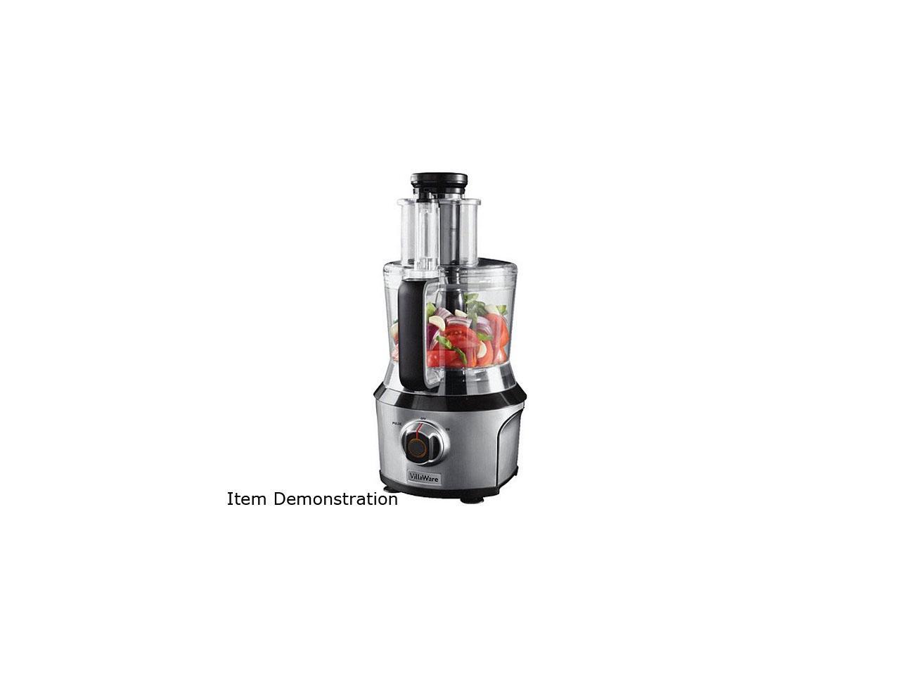 VillaWare NDVLFP1000 Stainless steel Food Processor