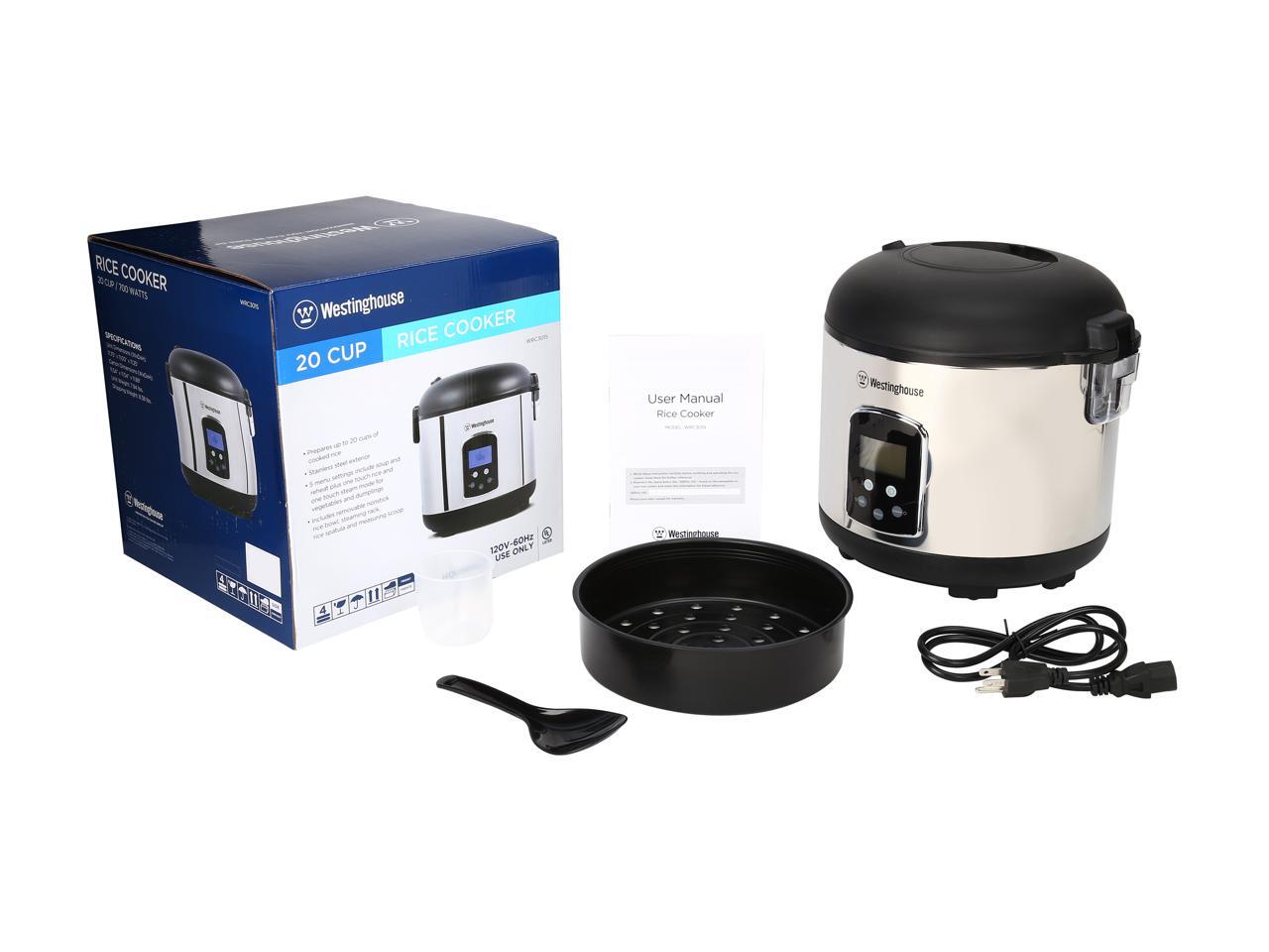 Westinghouse WRC301S 20 Cup Rice Cooker SS