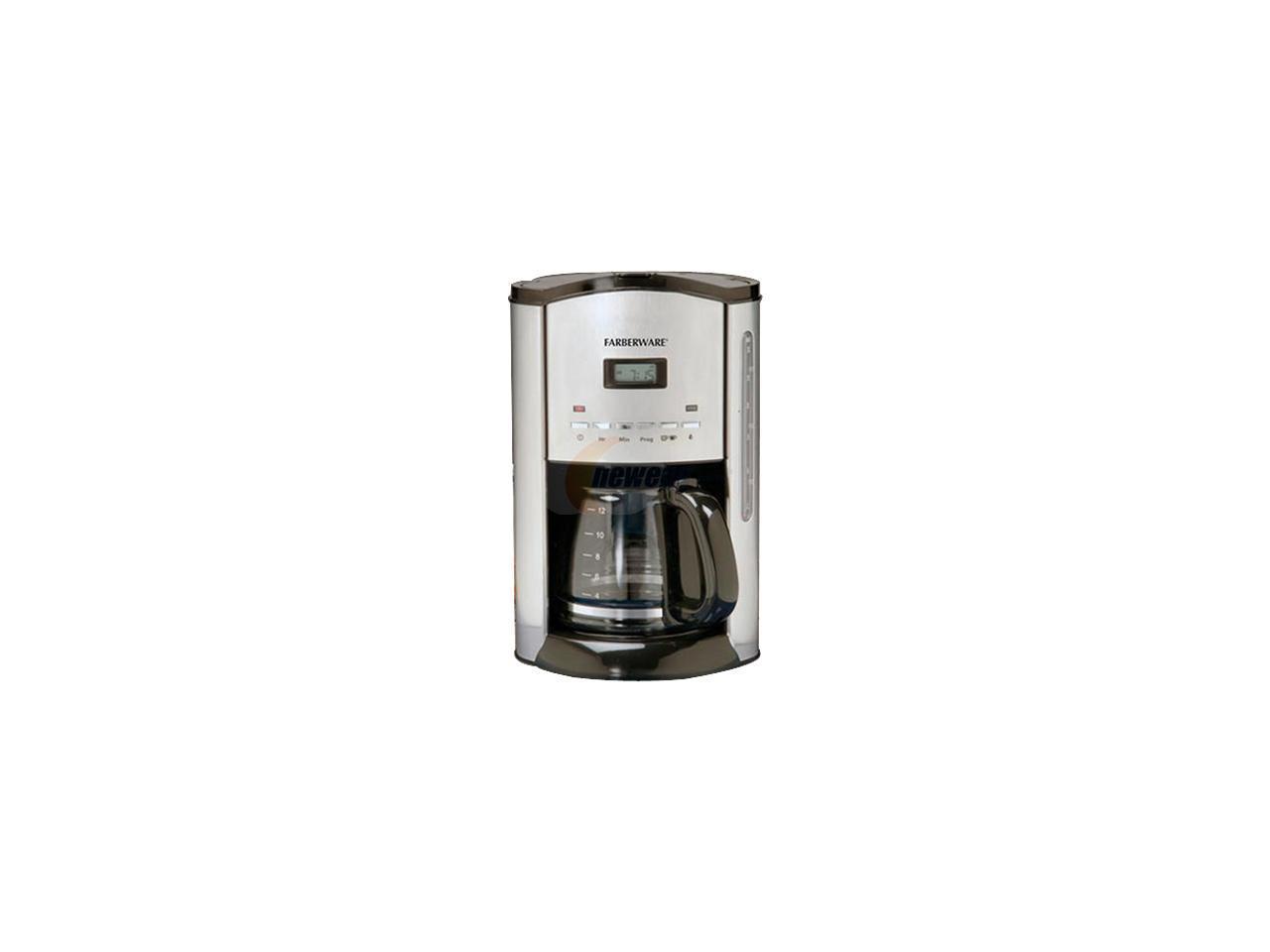 FARBERWARE FCM12SS 12 Cup Programmable Coffee Maker