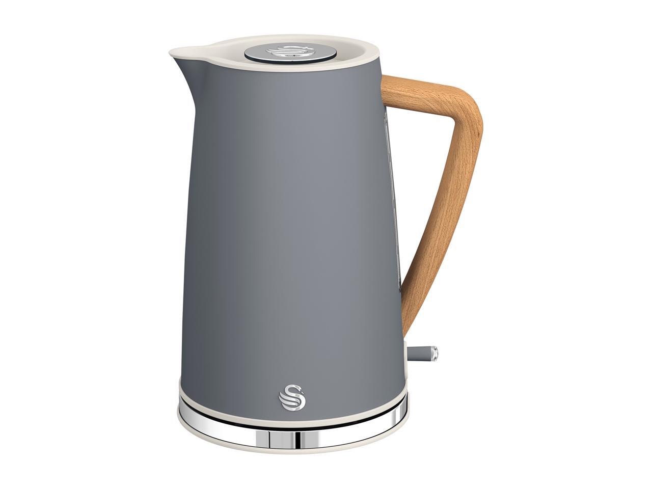 SALTON SK14610GRYN Grey Nordic Cordless Kettle