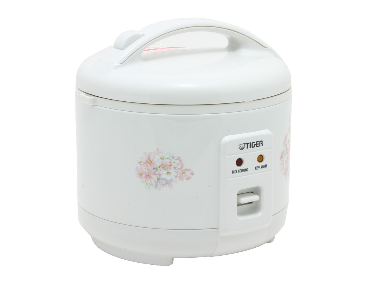 Tiger JNP0550 3-Cup Conventional Rice Cooker – 305W, White, Compact Design