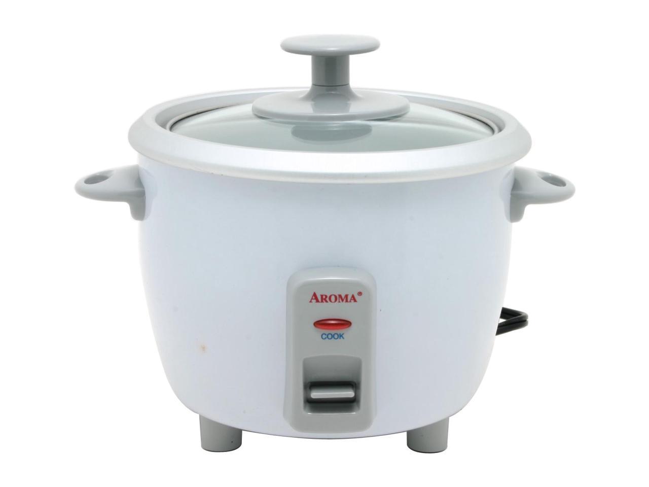 AROMA ARC7031G 3 cups Rice Cooker with Steam Tray