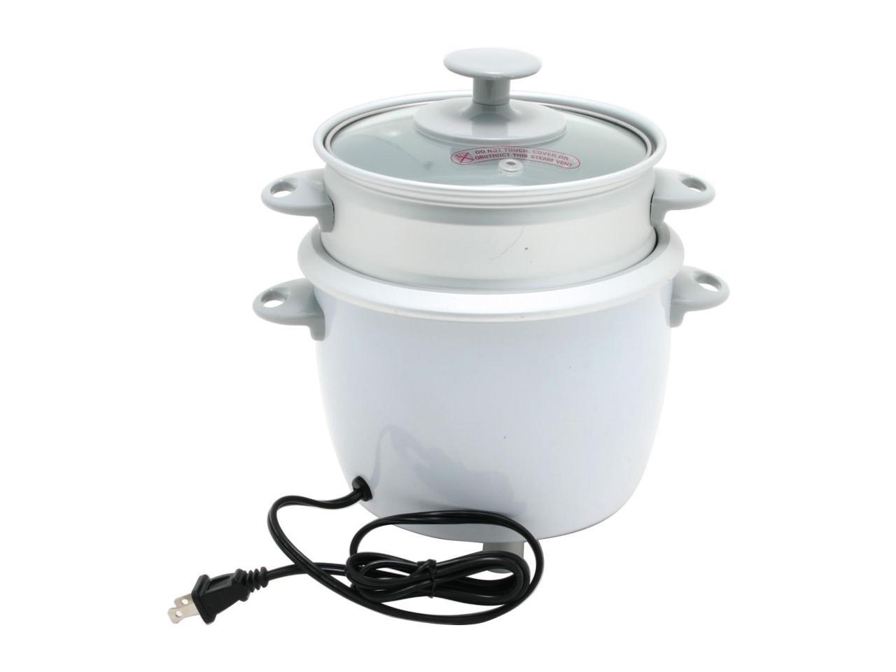 Aroma Arc-703-1g 3 Cups Rice Cooker With Steam Tray - Newegg.com