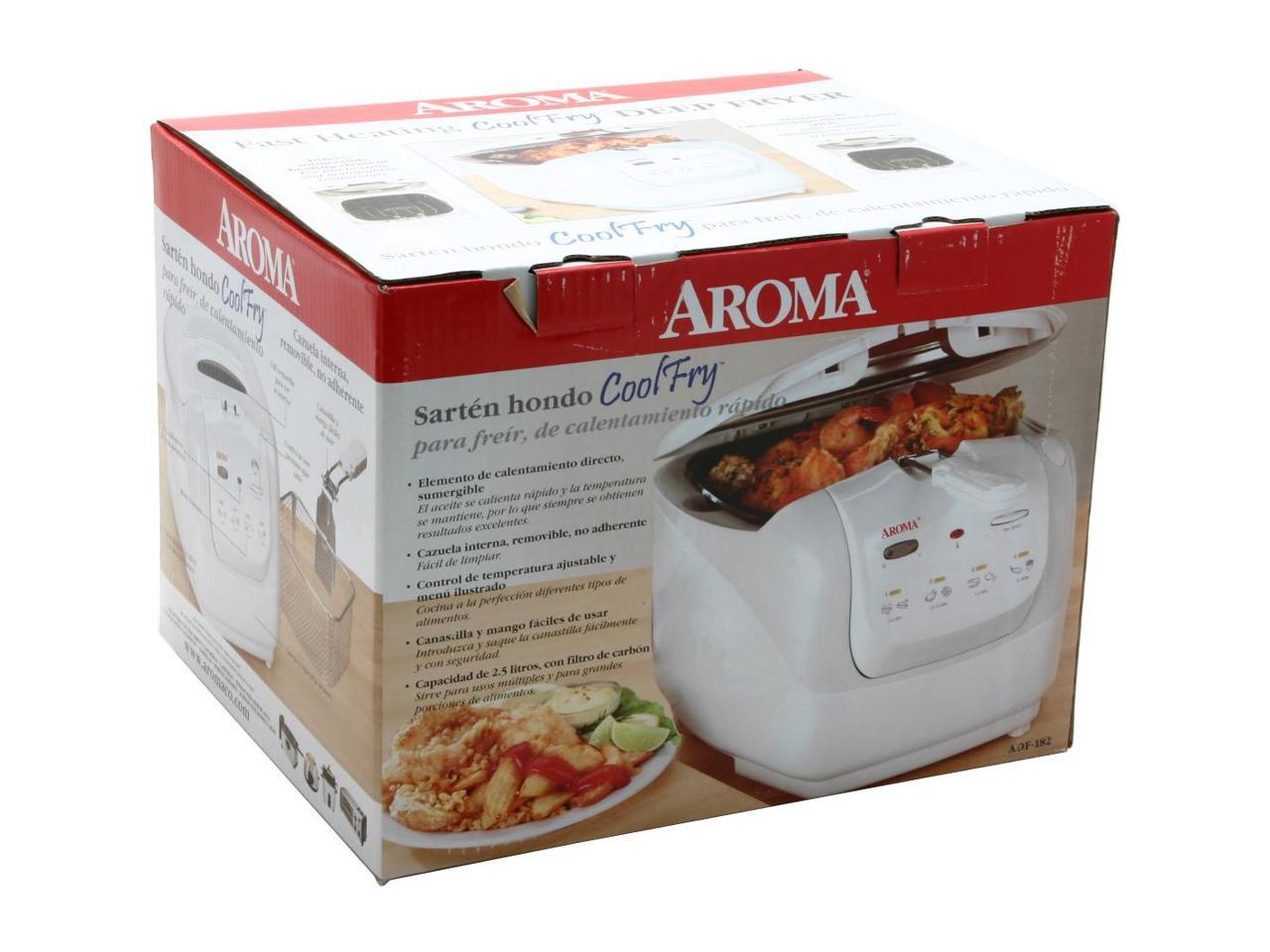 AROMA ADF182 Cool Fry CoolTouch Deep Fryer