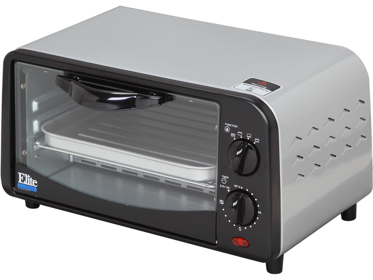 MaxiMatic Elite EKA9210SI Silver 4Slice Toaster Oven Broiler