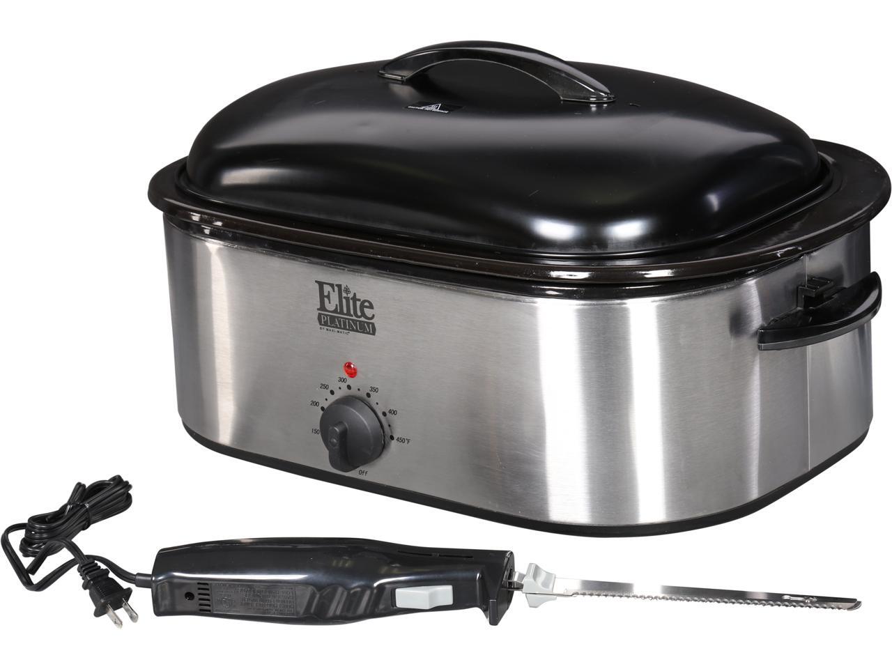 Elite Platinum ERO210BK 18Qt. Roaster Oven with Buffet Server