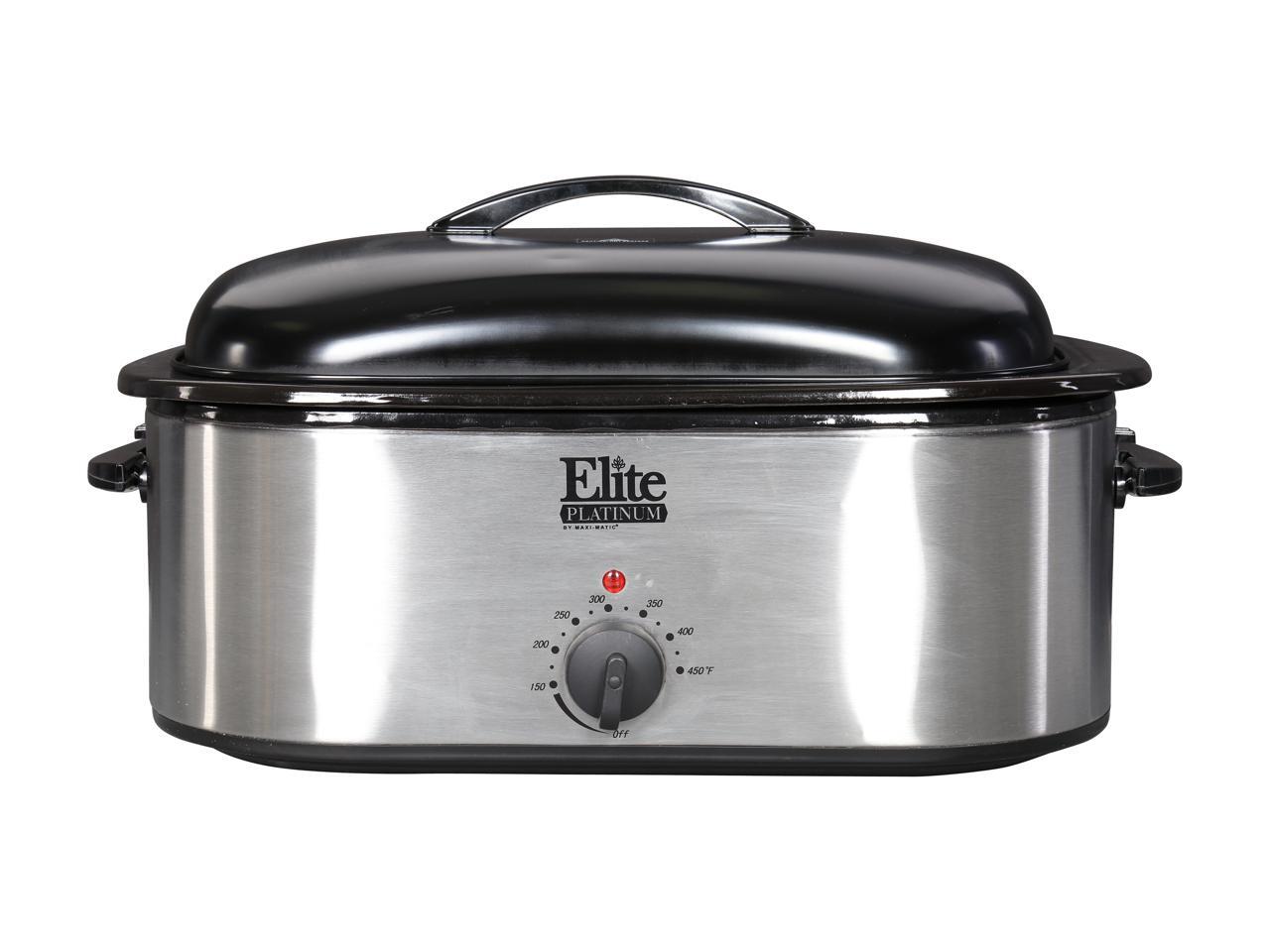 Elite Platinum ERO210BK 18Qt. Roaster Oven with Buffet Server