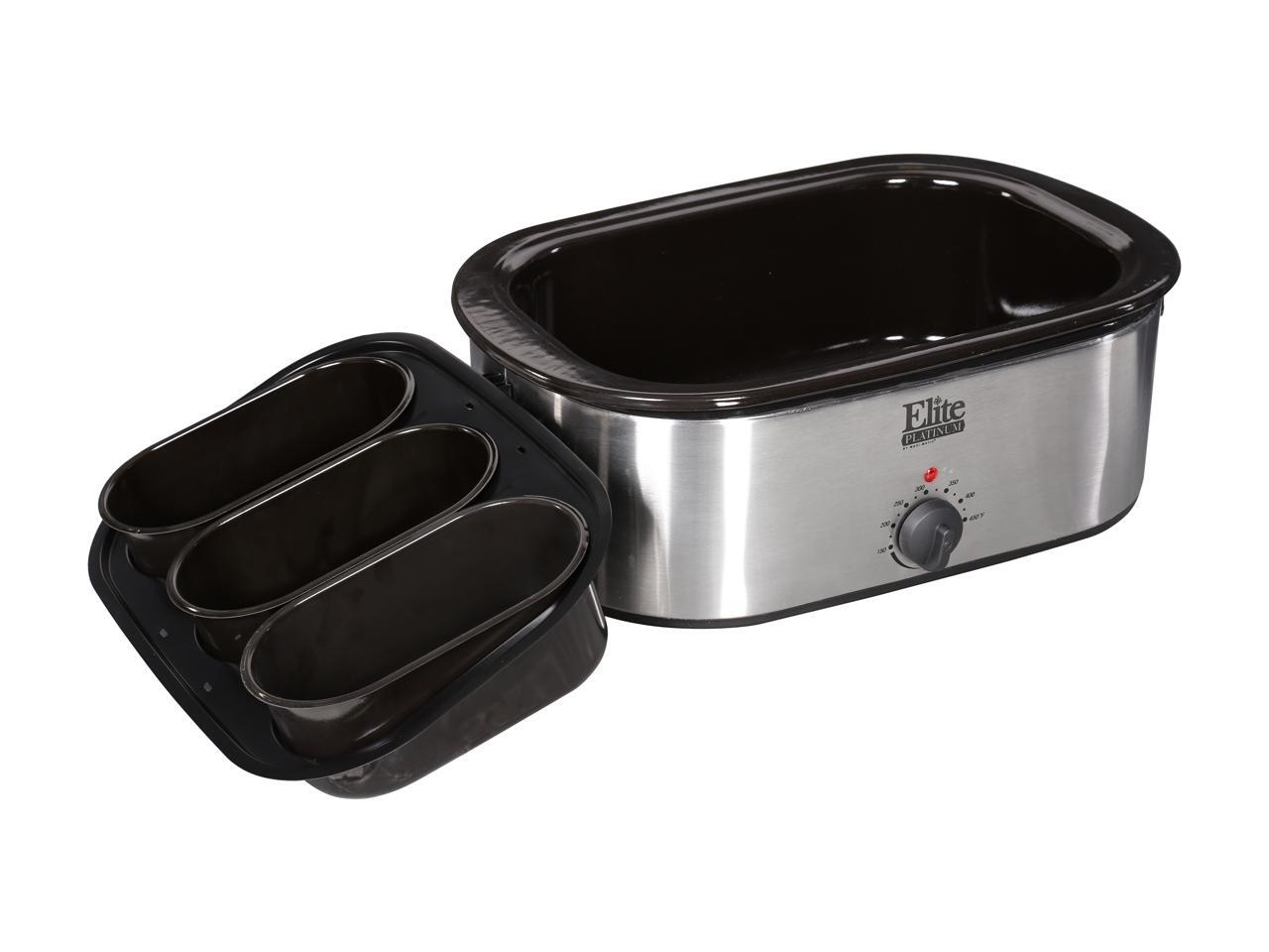 Elite Platinum ERO210BK 18Qt. Roaster Oven with Buffet Server