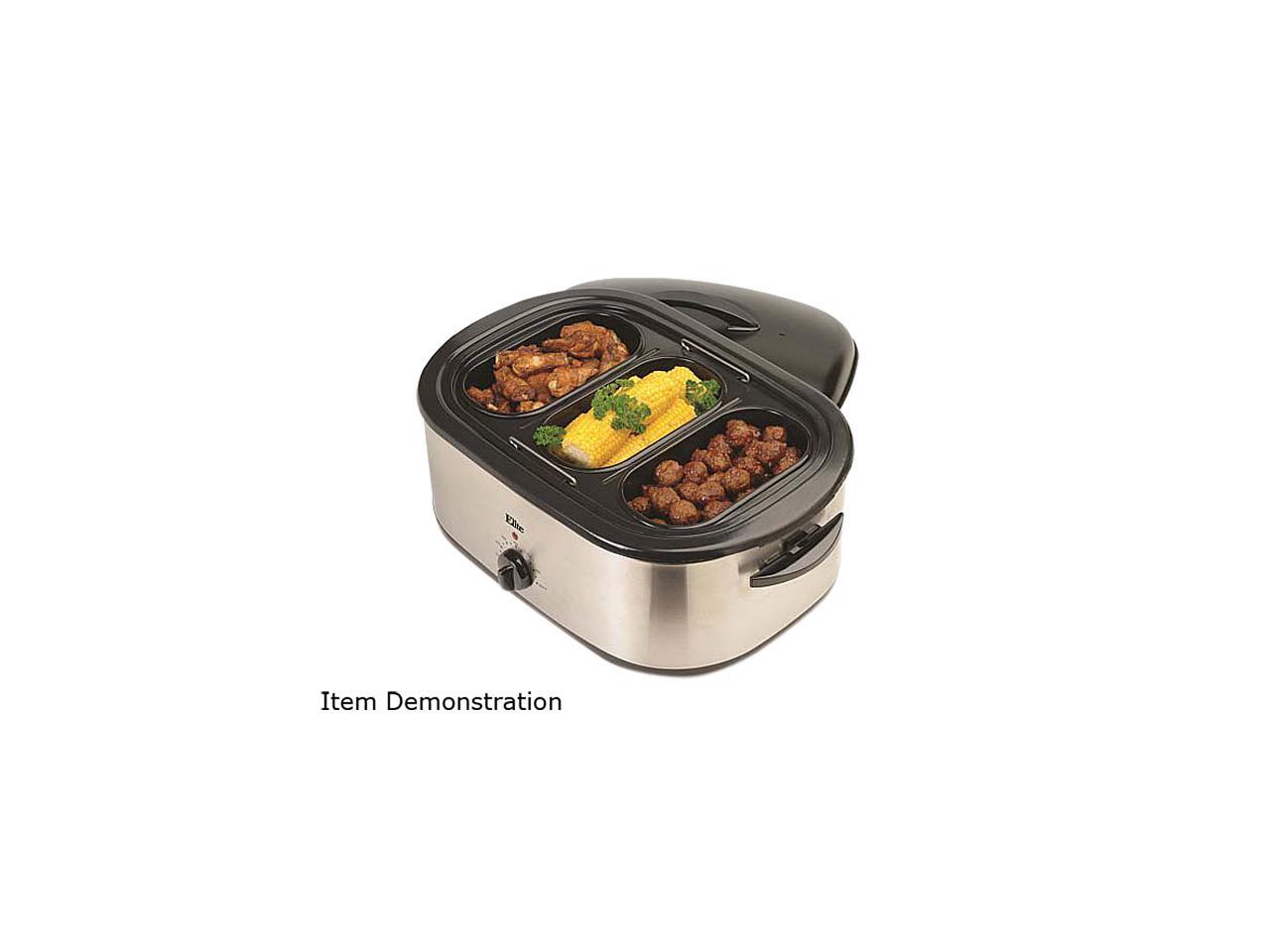 Elite Platinum ERO210BK 18Qt. Roaster Oven with Buffet Server