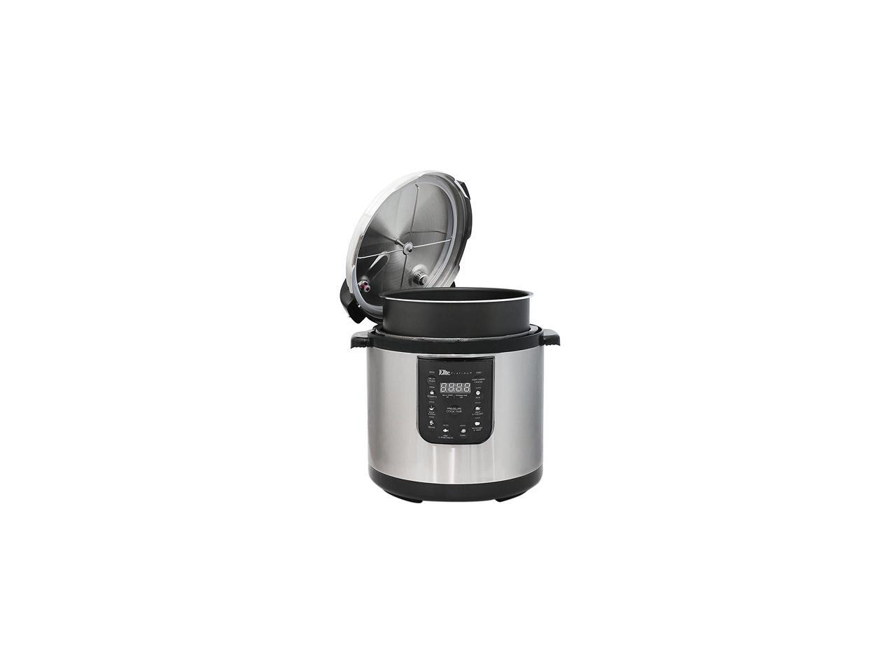 Elite EPC1013 10 Quart Electric Pressure Cooker Stainless Steel