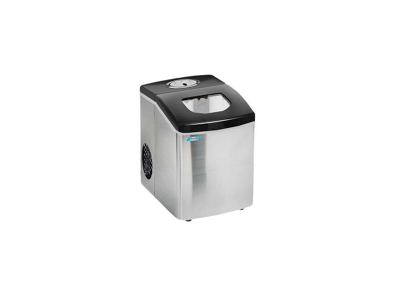 MaxiMatic MIM18 Mr. Freeze Portable Ice Maker Stainless Steel