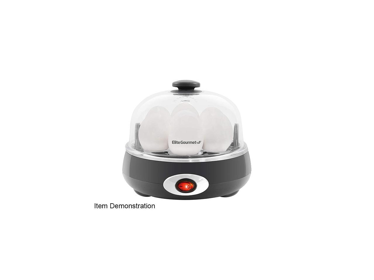 Elite Gourmet EGC007CHC Charcoal Rapid Easy Egg Cooker, Steamer